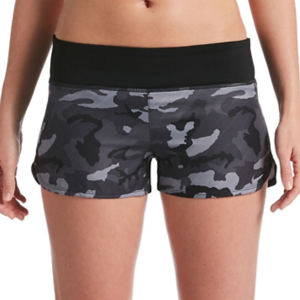 Nike Camo Swim Boardshorts Running Athletic Shorts